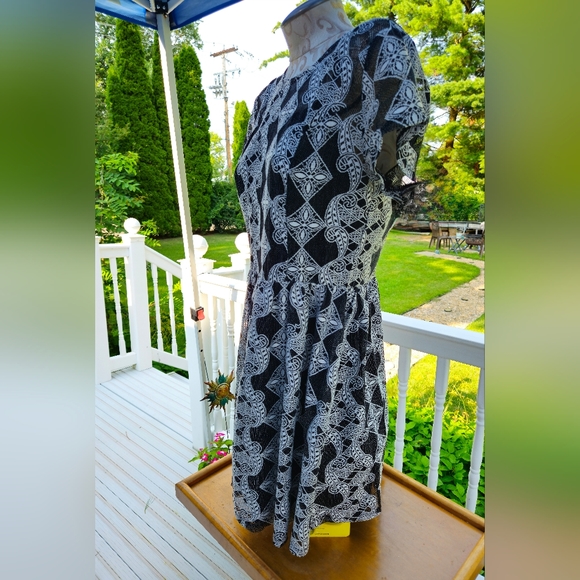 Dina be Back Grey Midi Dress Size M - Picture 3 of 9